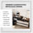 90.55"Italian minimalist dressing table with a mirror