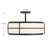 Chauncey 4-Light Ceiling Light in Matte Black-1153887099