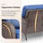 Agnes All-Weather Wicker Sofa Set With T-Back Cushions And Ottomans-314656118