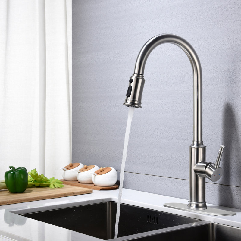 Robinet de cuisine avec douchette extractible