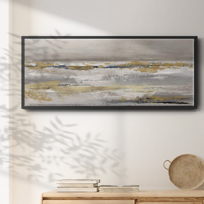 Golden Fog- Framed Canvas
