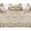 Tapis ivoire noué à la main de haute qualité