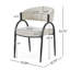 Ensemble de 2 chaises de salle à manger rembourrées avec pieds en métal-120974147