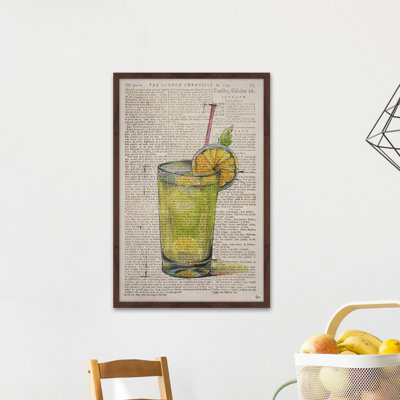 Orange cocktail par Eyre Tarney - reproduction de cadre photo