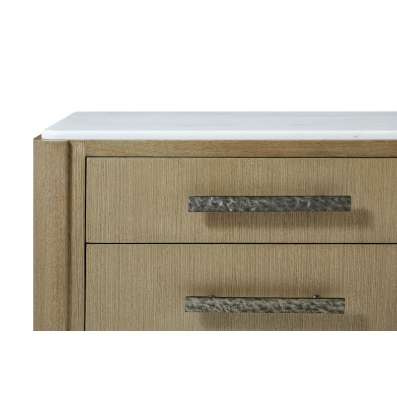 Essence 3 - Drawer Solid Wood Nightstand, Blonde