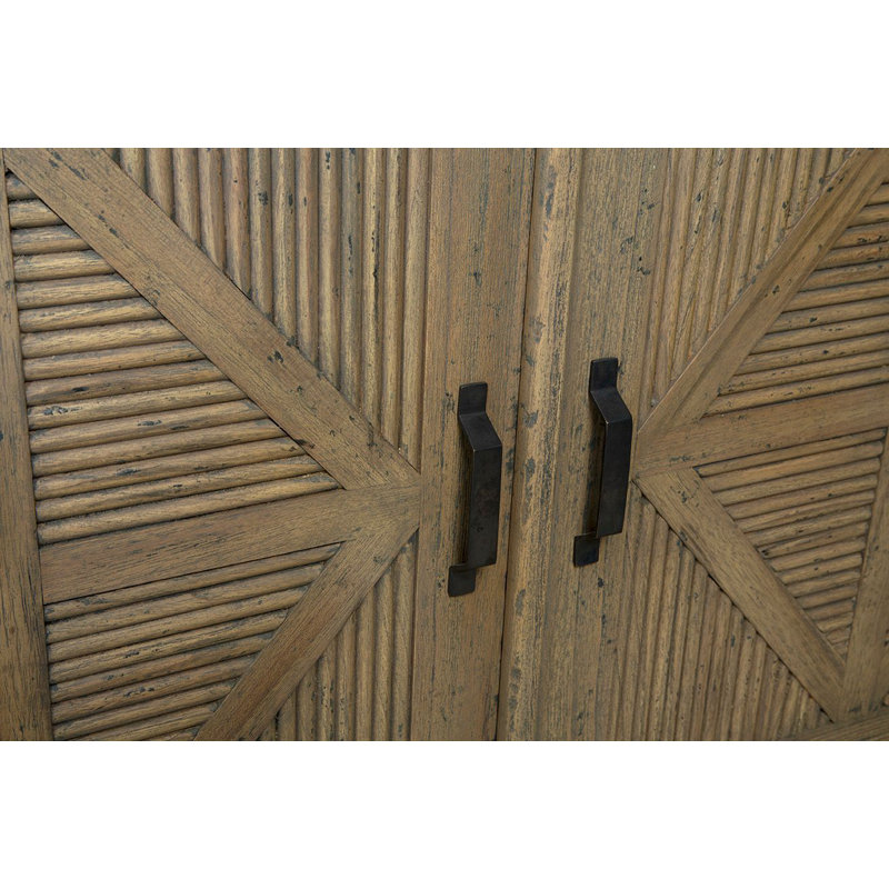 Armoire haute Annistin, brun grisâtre, 90 po