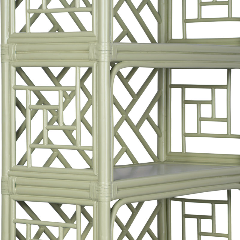 Chippendale Bookcase, Celery Green