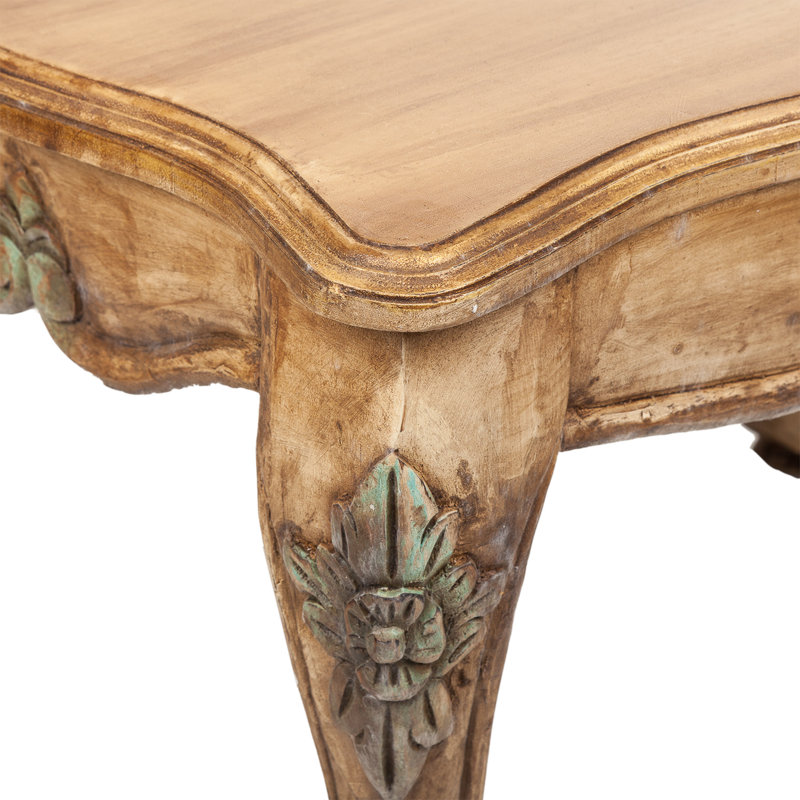 Atmanand Solid Wood Four Leg Coffee Table