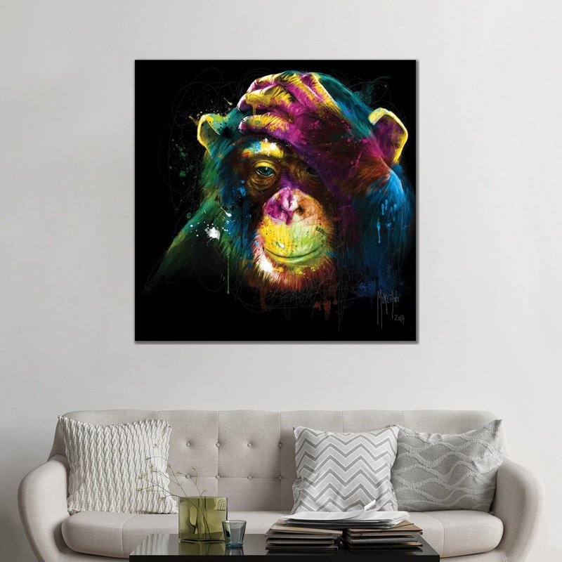 " Darwin's Preoccupations " by Patrice Murciano, Wrapped Canvas, No Mat, 48" H x 48" W x 1.5" D