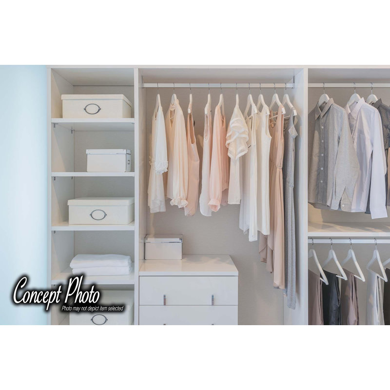 Système d'organisation en métal Lillienne, H 1,18 po x l 24 po x P 0,59 po