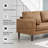 60'' Faux Leather Loveseat