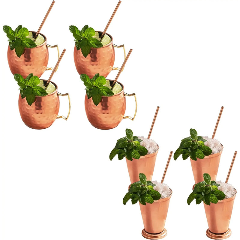 Ensemble-cadeau Sol Mint Julep Cups and Moscow Mule