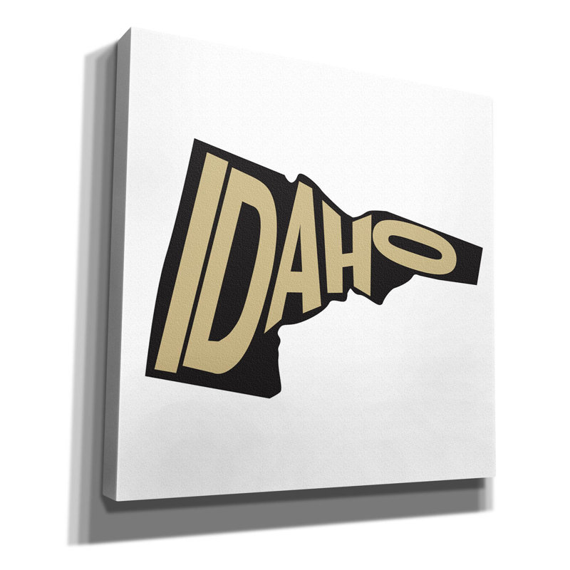 «Idaho 2» par Art Licensing Studio, art mural sur toile, H 26 po x l 26 po x P 1,5 po
