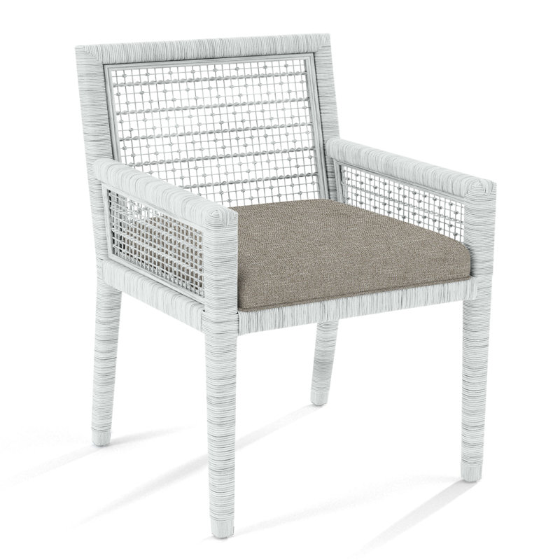 Thorold Glinda Arm Chair, Frost White, Basic Grey; 0317-83