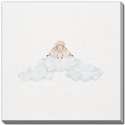 «Sheep On Clouds», art mural sur toile