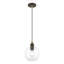 Luminaire suspendu en dome à 1 lumière-370321489