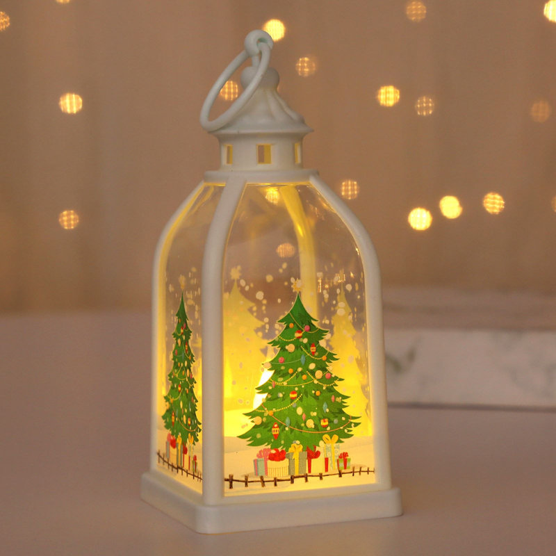 Décorations de Noël ornements de bureau veilleuse de Noël, A