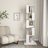 5 Tier Rotating Bookshelf With Acrylic Plate, Anti-Toppling Base For Living Room, Multi-Function Creative Storage Solution-1892869407