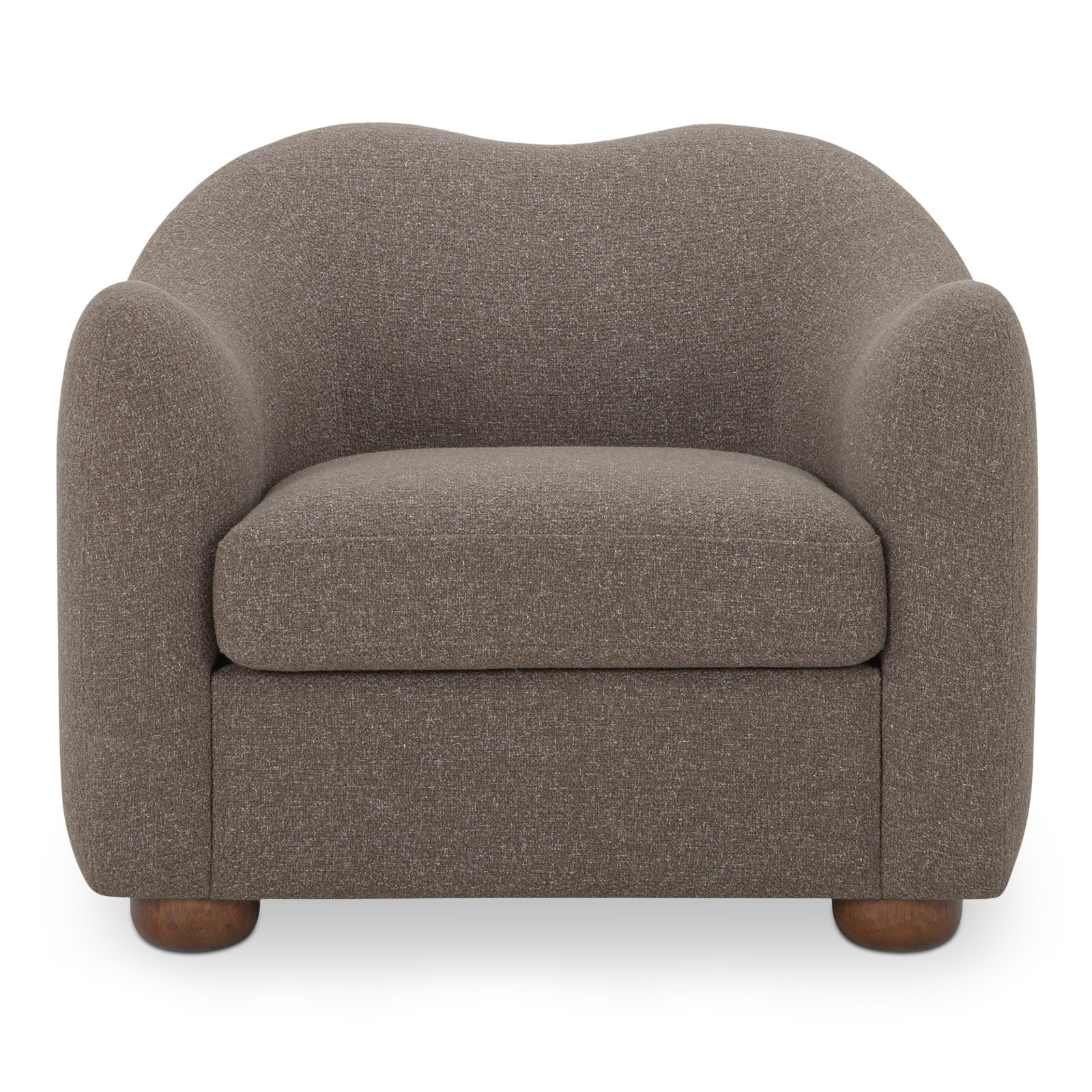 Elwood Accent Chair, Espresso Performance Fabric