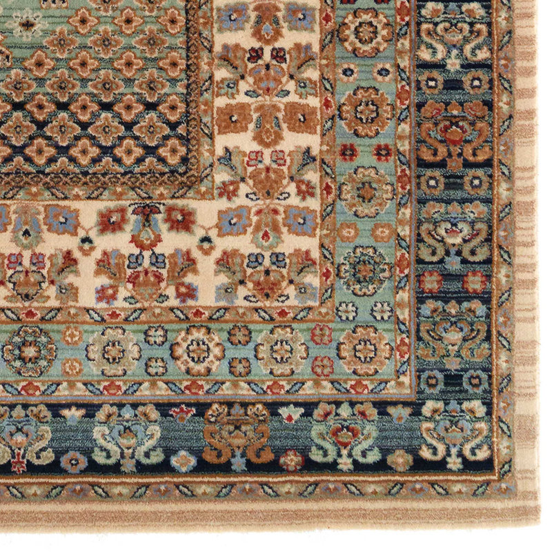 Lyshon Performance Wool Oriental Indoor Rug, Rectangle 5'3" x 7'10"