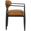 Chaise de salle à manger rembourrée en tissu Riccio Performance-790394328-790394341