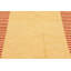 Tapis en laine jaune/rouge 4 pi 5 po x 6 pi 4 po one-of-kind main-noué la new age Nash