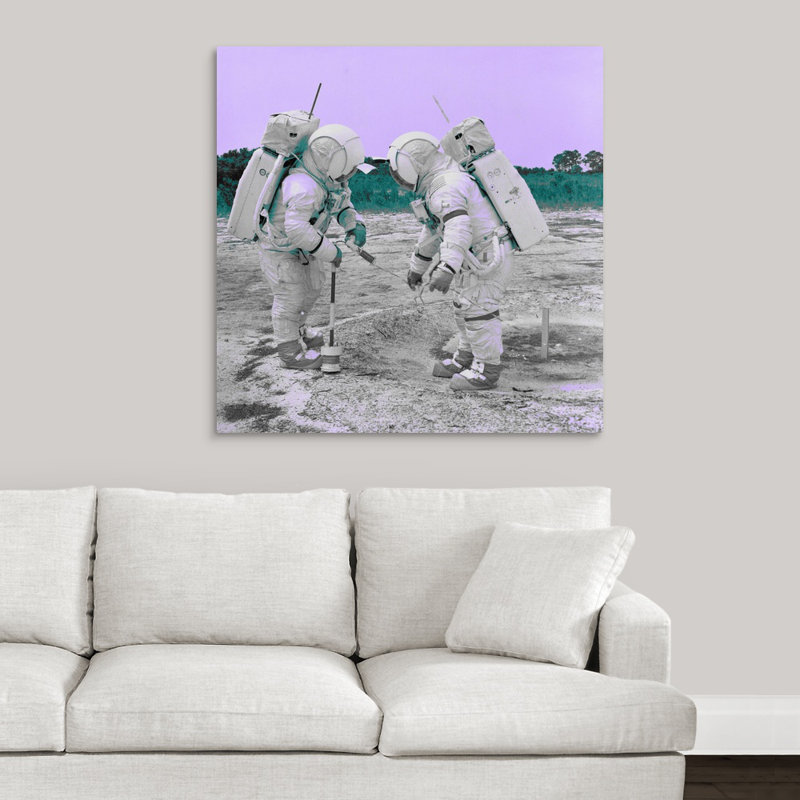 Novogratz’spaces iv', reproduction d’art encadrée, H 30 po x l 30 po x P 1,25 po, Toile tendue