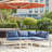 Wichman Metal 4 - Person Seating Group with Cushions