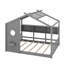 Lit double pleine grandeur-788490324