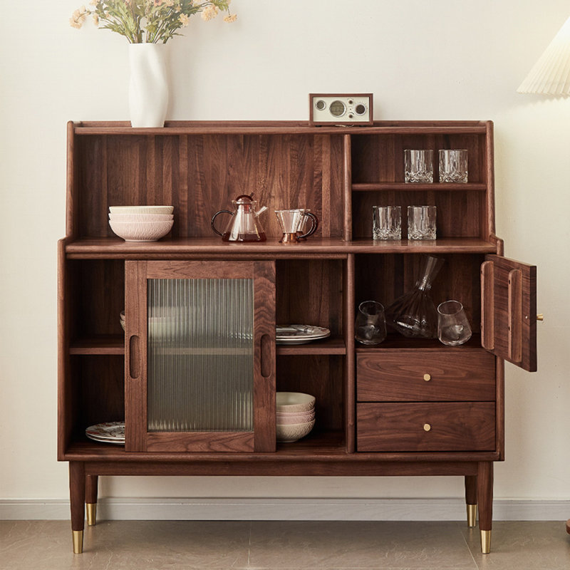 Multi Functional Glass Buffet Table