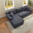 Compression Cloud Sectionals, 106.3 Inch Corduroy Modern Home Sofa