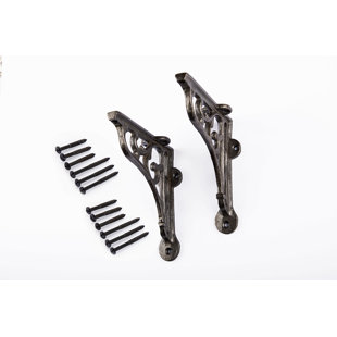 BKT-SCR-AI96 2 Piece Triangle Metal Bracket Shelf