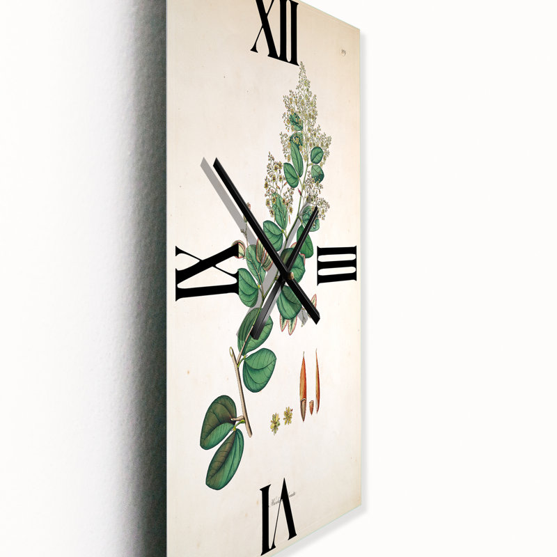 Horloge murale vintage Botanicals, Grand