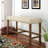 Adler Polyester Upholstered Bench-261713759