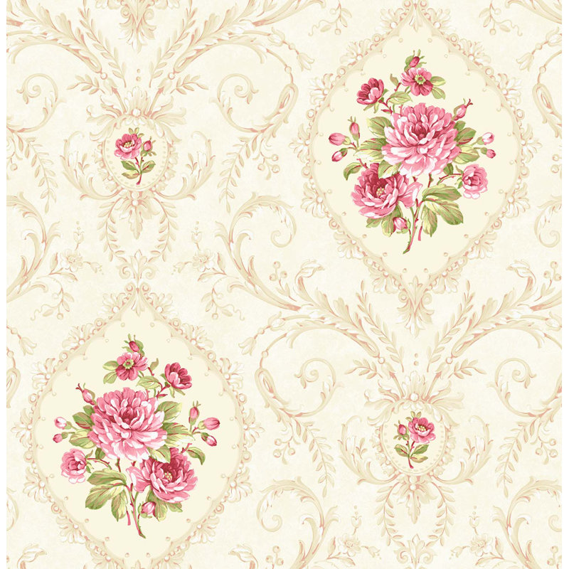 Melandra 10m x 53cm Wallpaper Roll, Pink