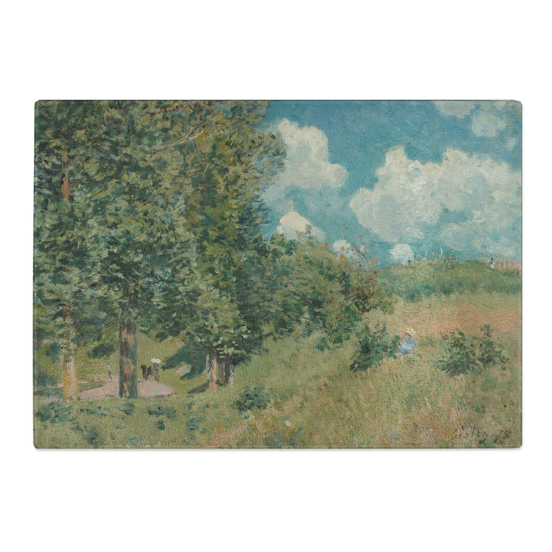 Versailles Route by Alfred Sisley Chopping Board, 0.4cm H x 28.5cm W x 39cm L