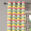 Rideau à œillets décoratif géométrique à 2 panneaux Latitude Run®, 50 po x 84 po, vert corail foncé-106353388