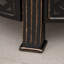 Foyer extérieur, foyer rond avec filet grillagé, couvercle grillagé, bronze