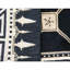 Hand-Knotted High-Quality Black and Beige Area Rug
