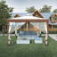 Annum 3m x 3m Metal Patio Gazebo-1060869718