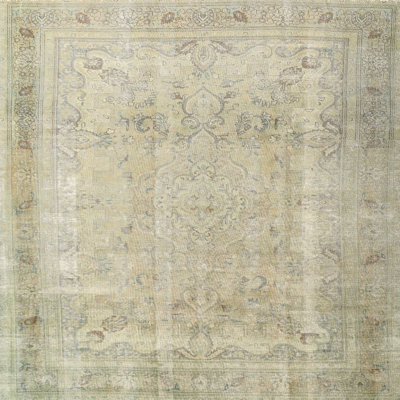 Tapis gris/crème traditionnel Tove