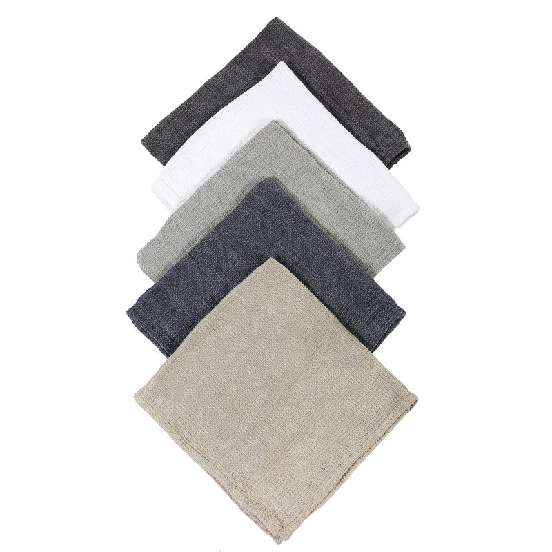Willows 4 Piece Linen Napkin Set, Natural