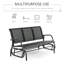 Banc oscillant pour 3 personnes Outsunny-22210621