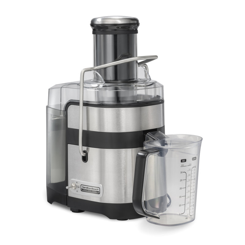 Black Stainless Steel Electric Centrifugal Juicer with Variable Speed
