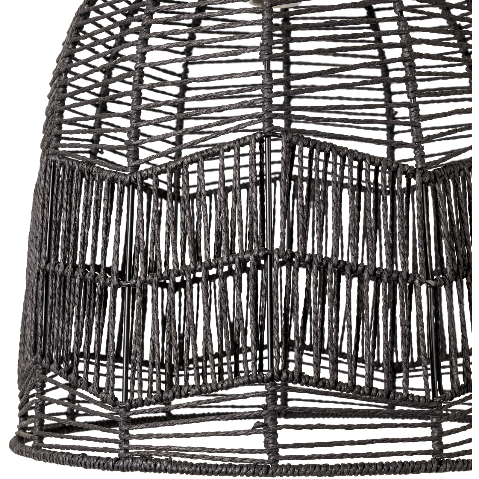 Mel 1-Light Metal Dome Pendant, 14" H x 14"  W x 14" D