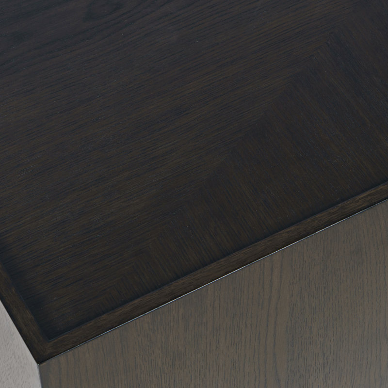 Table basse Nicci Hewitt, Bois brun foncé