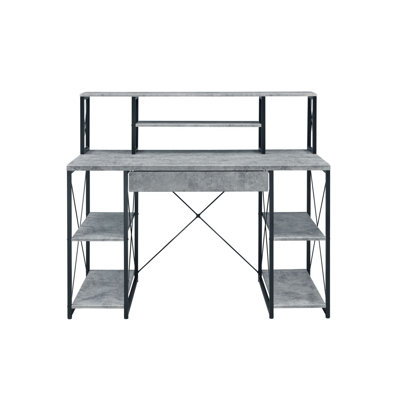 Sophisticated Amiel Desk with Versatile Storage Options