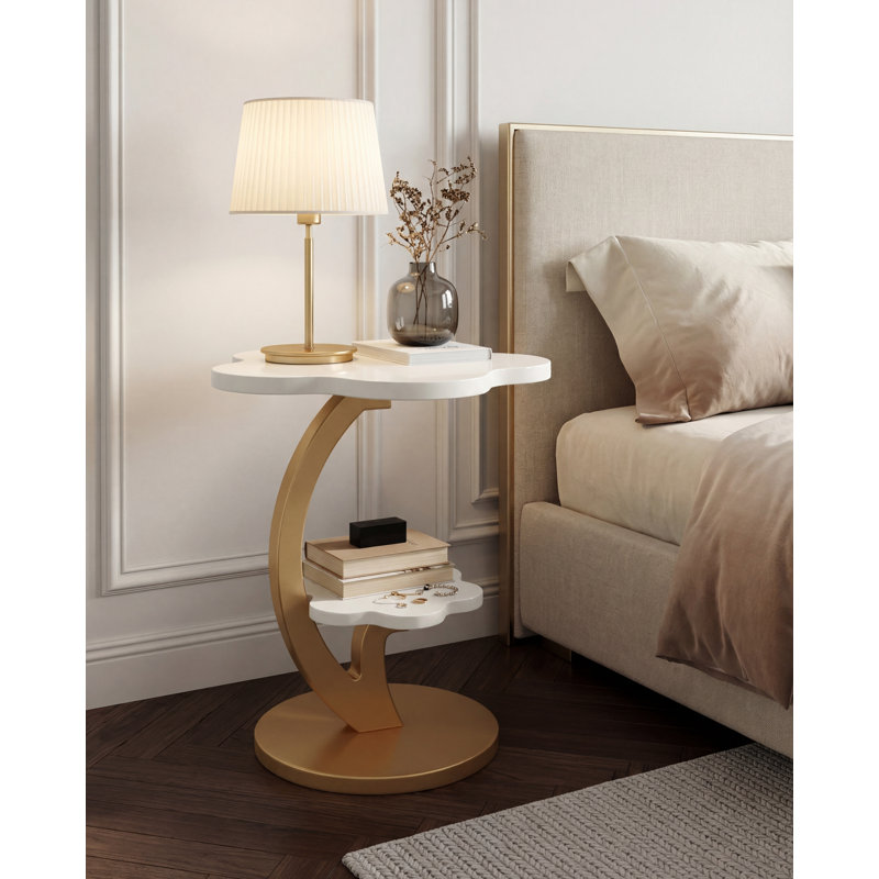 Pedestal End Table