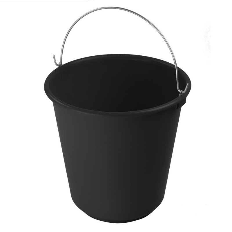 Ensemble de seaux en plastique Arlmont & Co., 1, Noir