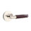 Emtek Select Passage Leverset w/ Disc Rosette & T-Bar Stem, Rosso Levanto Marble Lever (CF)